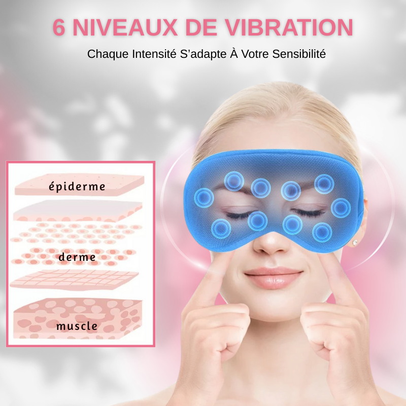 Masque de Relaxation Oculaire Pour Les Yeux à Vibration