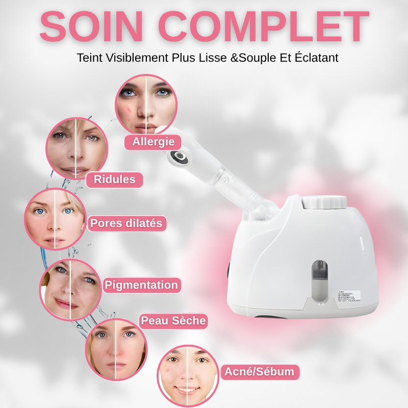 Vapeur Facial Professionnel avec Bras Extensible