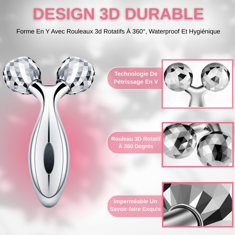 Masseur à Rouleaux 3D Pour Le Visage & Corps
