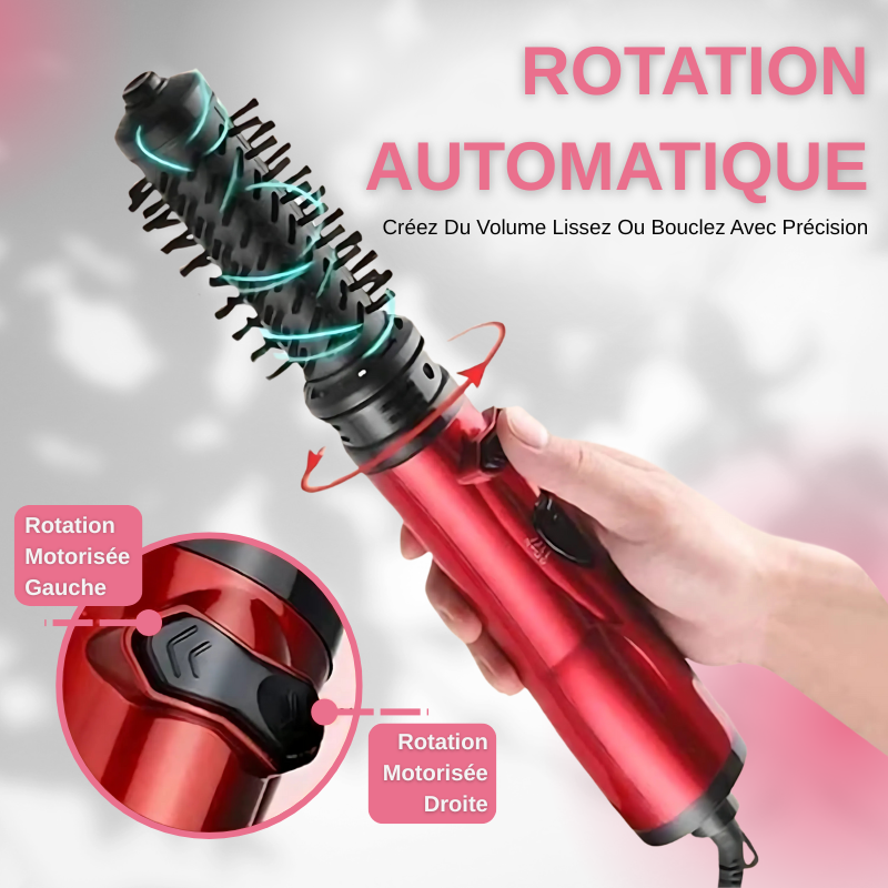 Brosse rotative Ionique 2 en 1