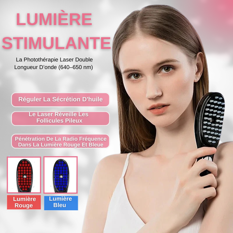 Peigne de Massage Électrique pour la Croissance des Cheveux