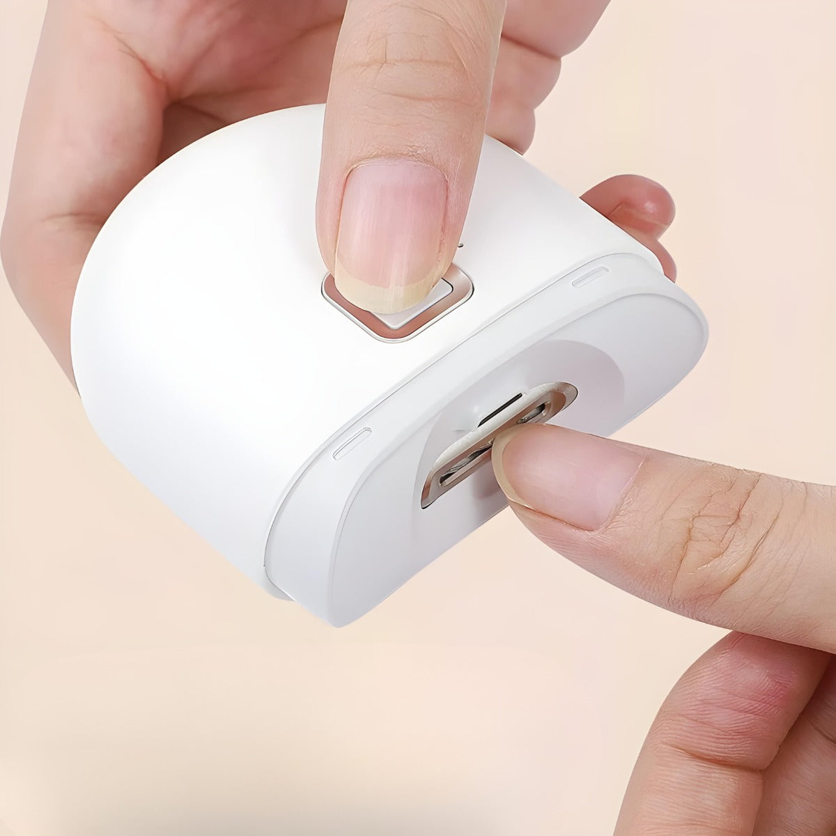 Coupe-ongles électrique Automatique Rechargeable - Pourpre, Anti-pincement, Collection De Résidus