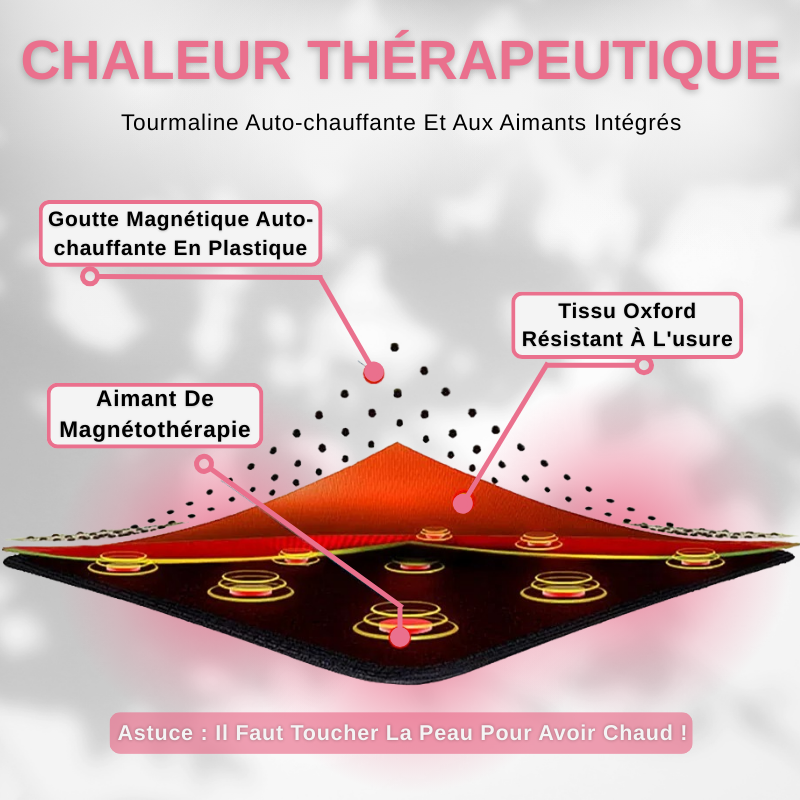 Ceinture Lombaire Magnétique Auto-chauffante