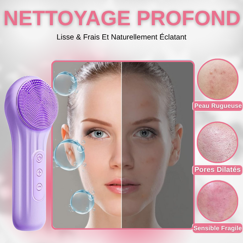 Brosse Nettoyante Visage Sonique Électrique