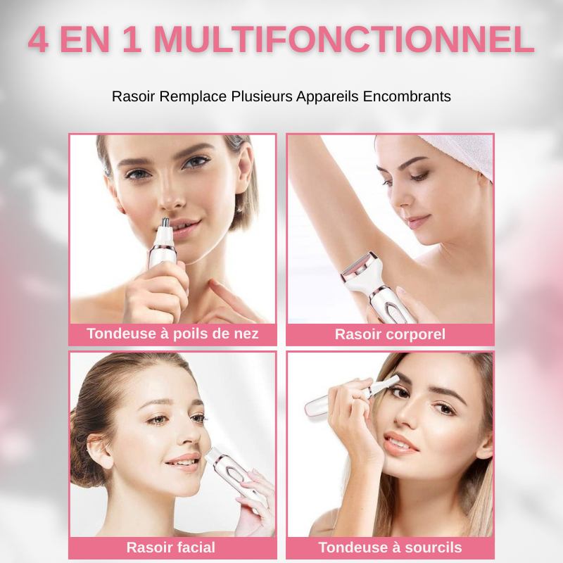 Épilateur électrique indolore