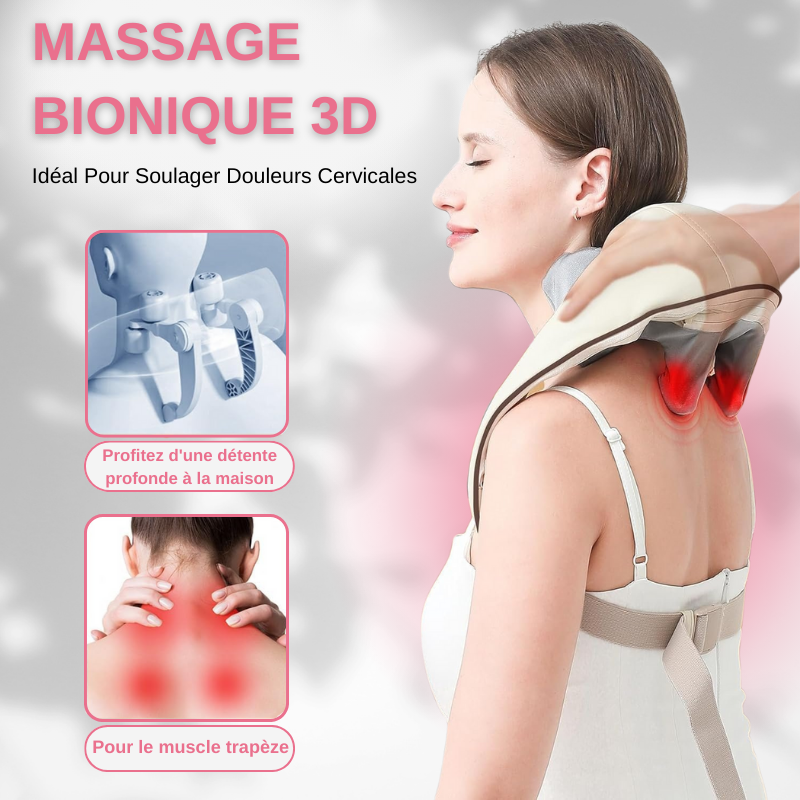Masseur électrique De Cou et De Dos Sans Fil