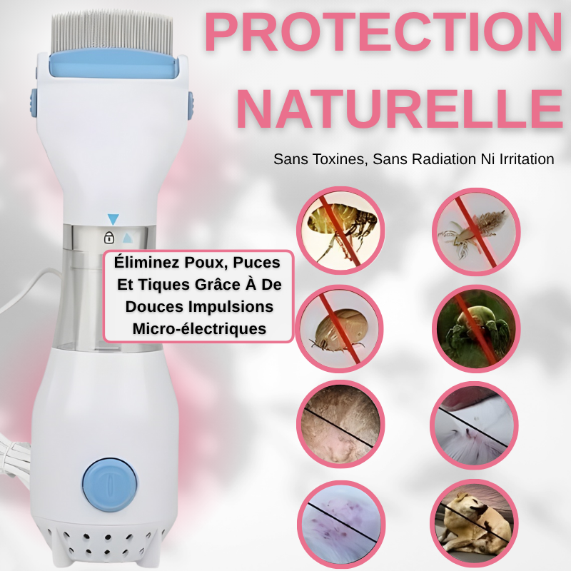 Peigne Anti-Poux Électrique