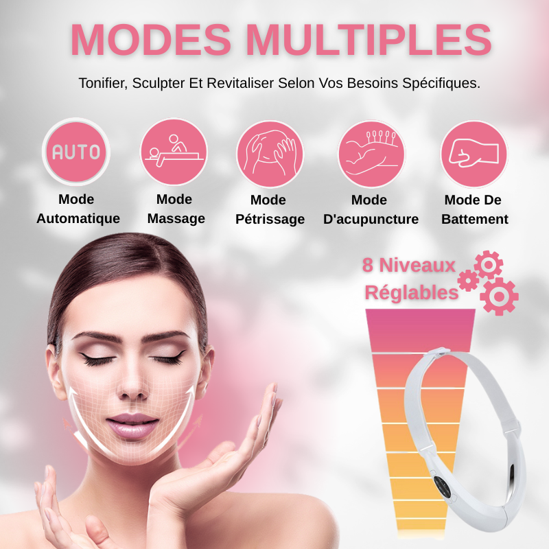 Appareil De Massage Facial Pour Le Double Menton Et Le Visage