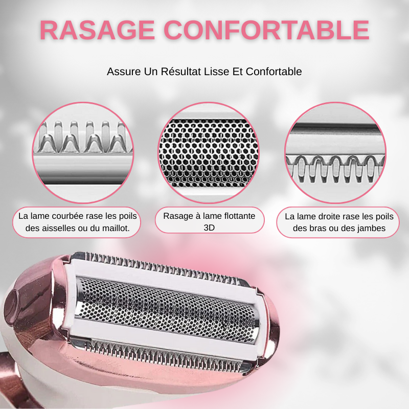 Épilateur électrique indolore