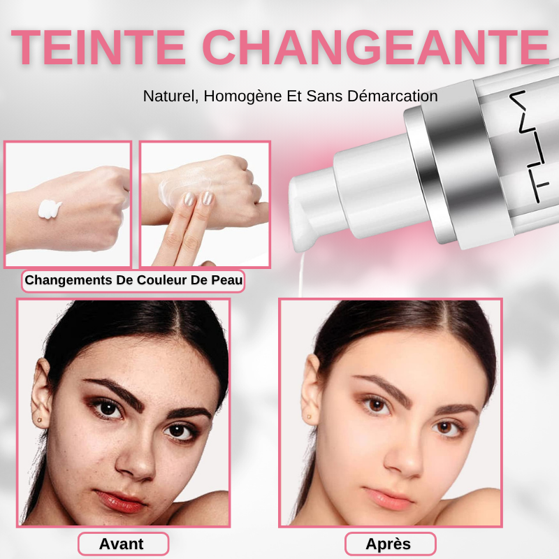 Fond De Teint qui change de couleur