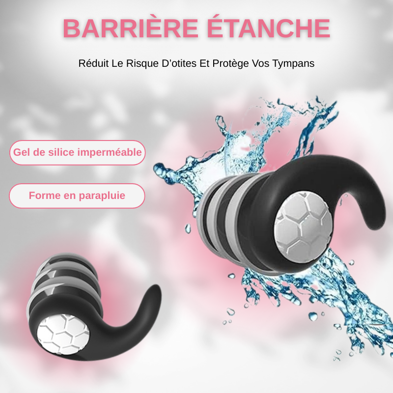 Bouchons D’Oreille en Silicone Anti-Bruit Pour Le Sommeil