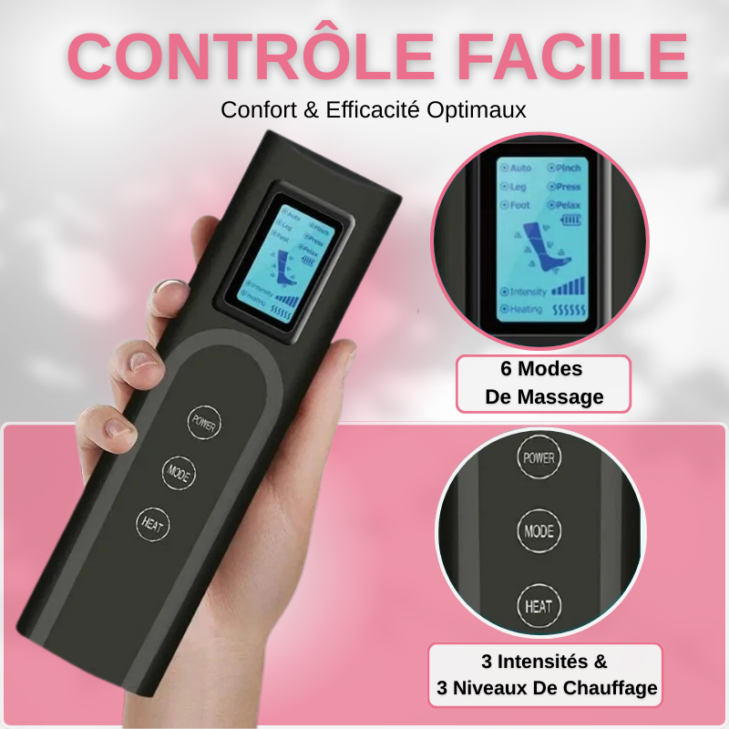 Bottes de Pressothérapie à Compression d'Air