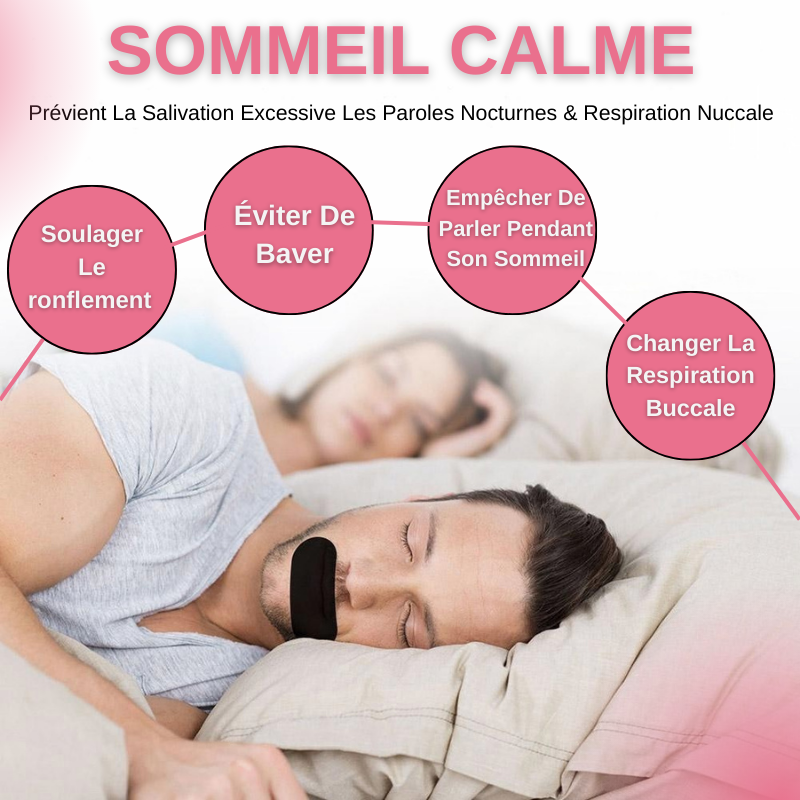 Bande Buccale Anti Ronflement
