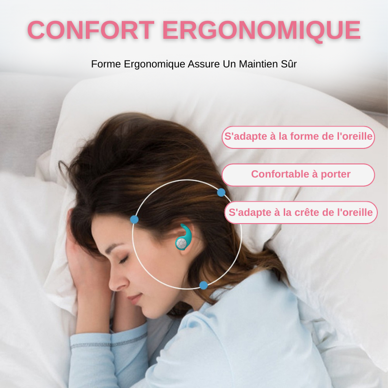 Bouchons D’Oreille en Silicone Anti-Bruit Pour Le Sommeil