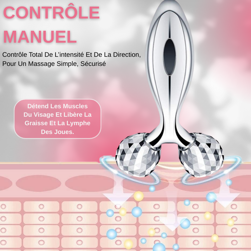 Masseur à Rouleaux 3D Pour Le Visage & Corps