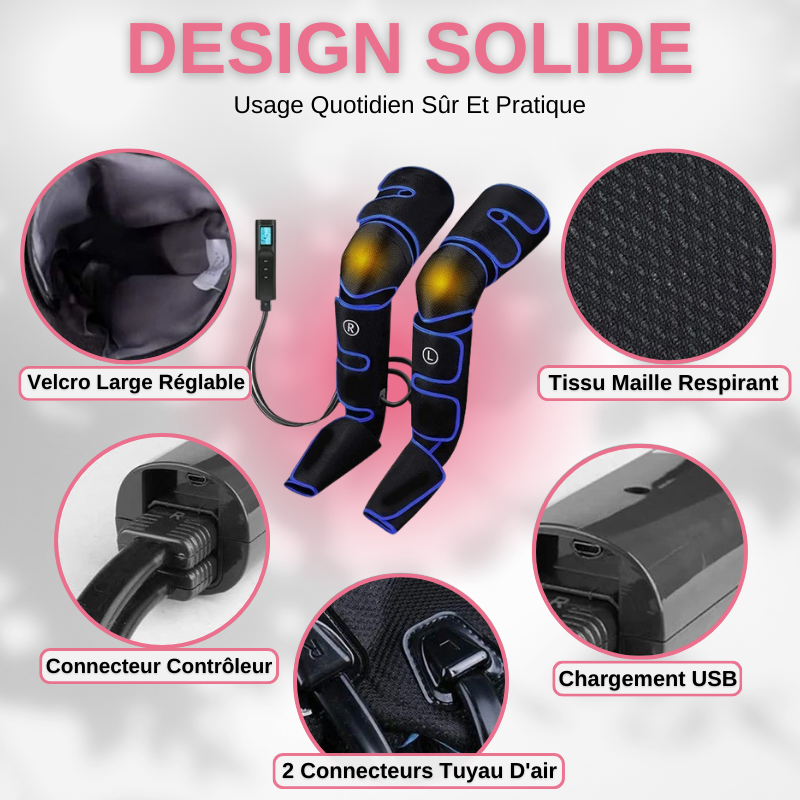 Bottes de Pressothérapie à Compression d'Air