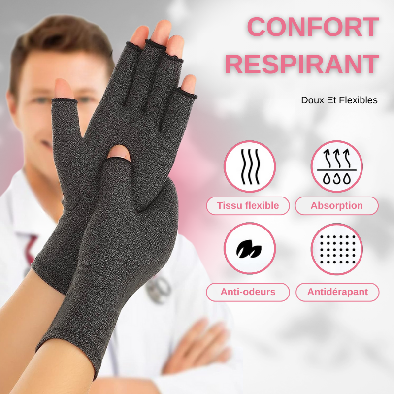 Gants De Compression Pour Le Soulagement De L’arthrite