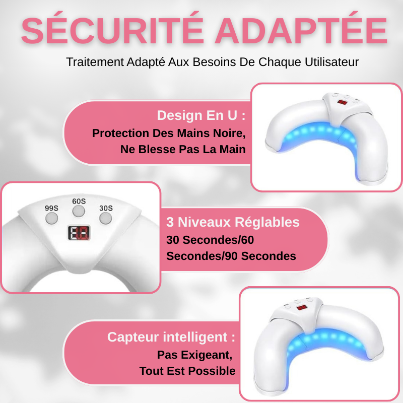 Dispositif de suppression de champignons des ongles au laser