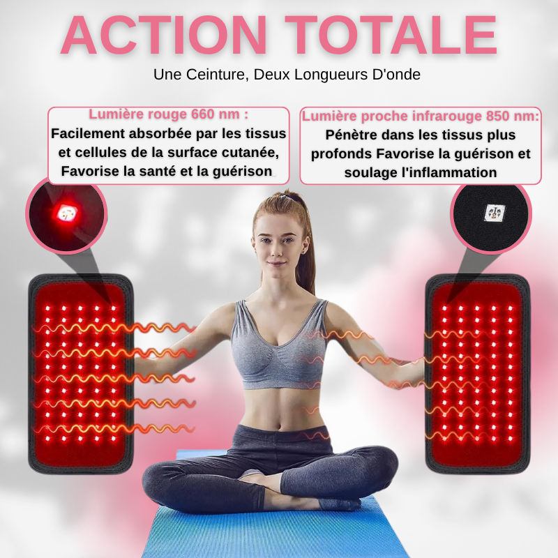 Ceinture De Thérapie Par Lumière Rouge et Infrarouge