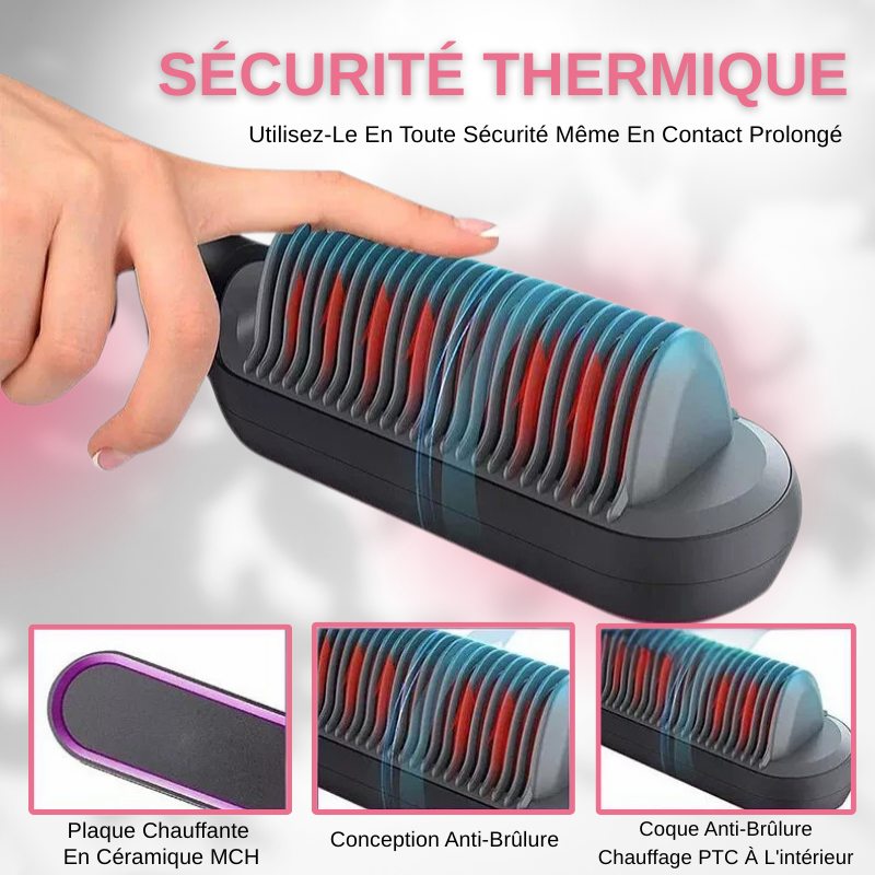 Brosse Lissante Chauffante