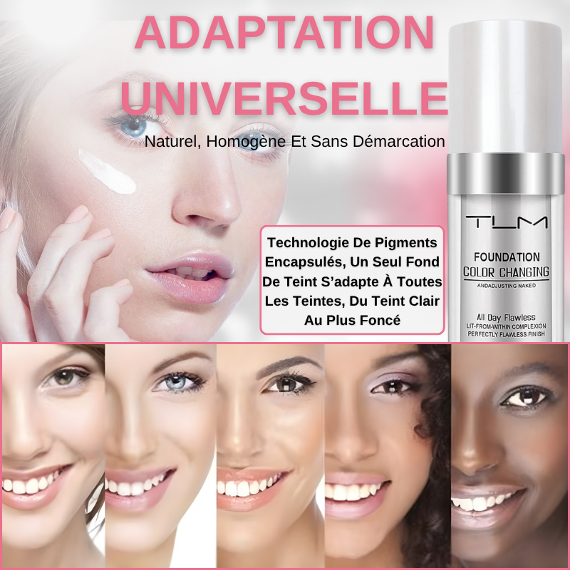 Fond De Teint qui change de couleur