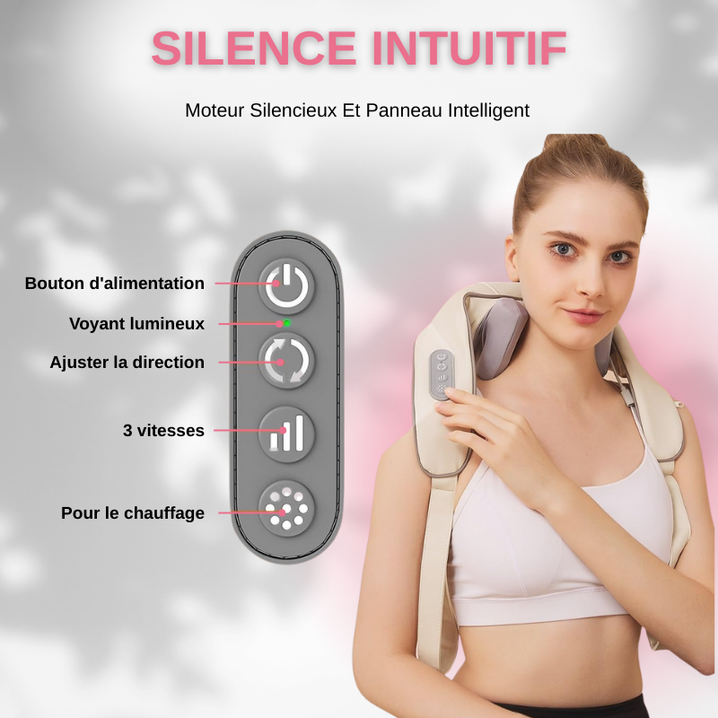 Masseur électrique De Cou et De Dos Sans Fil