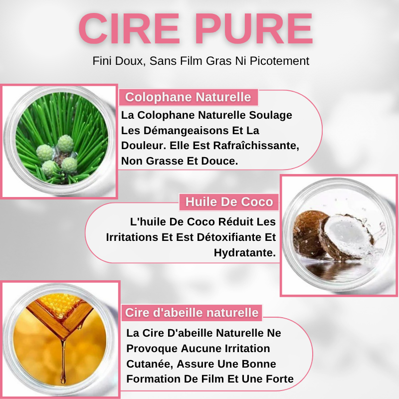 Kit Épilation Cire Chaude Professionnel Sans Douleur Facile