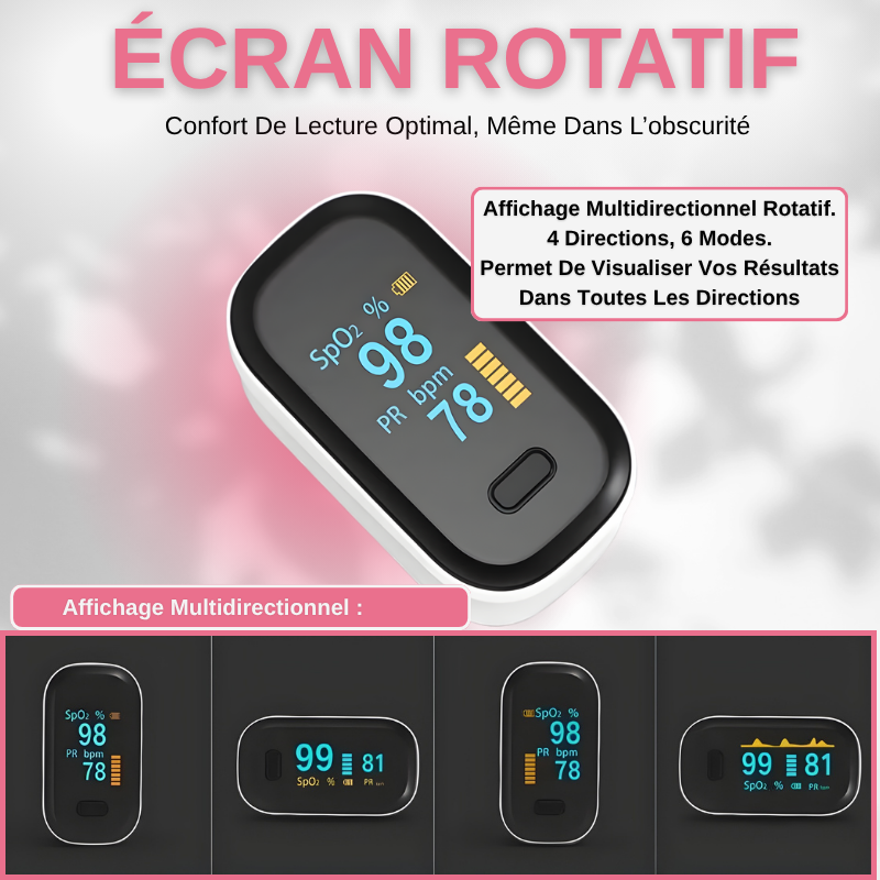 Oxymètre De Pouls Doigt Numérique Précis