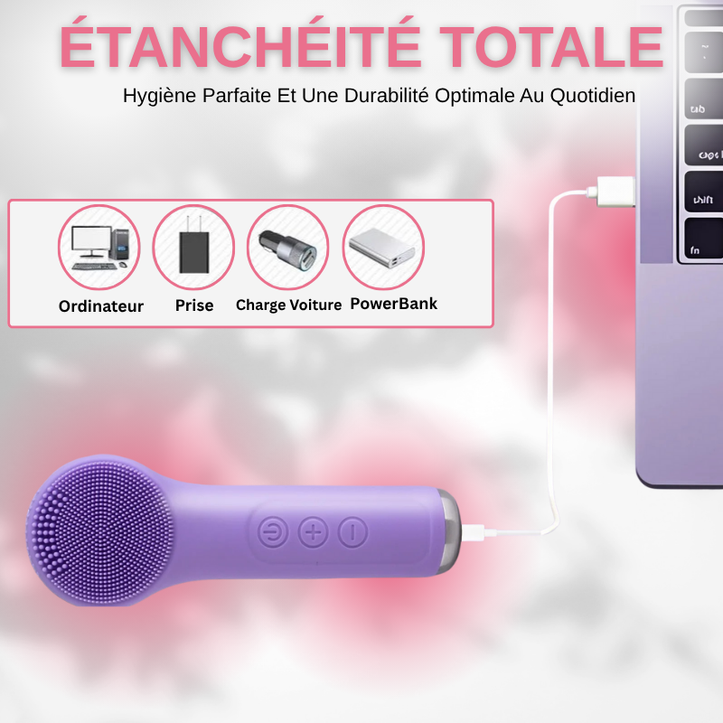 Brosse Nettoyante Visage Sonique Électrique