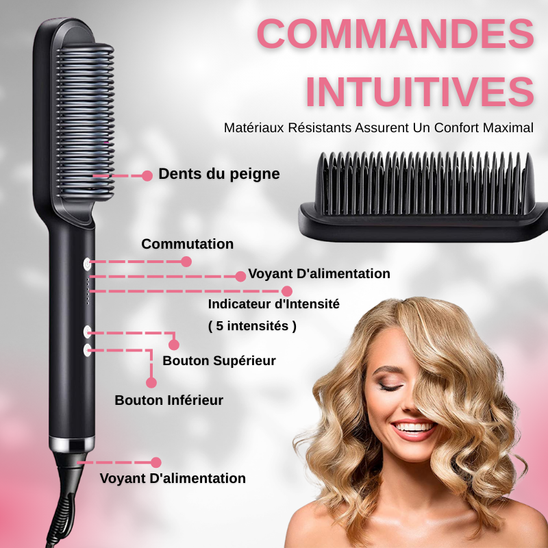 Brosse Lissante Chauffante