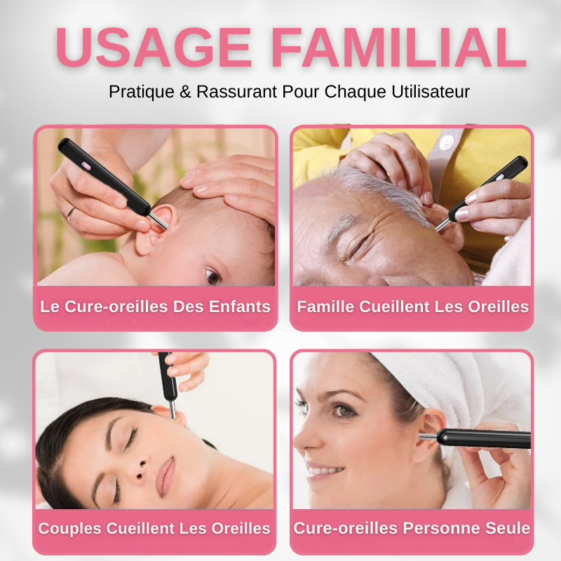 Nettoyeur Visuel Intelligent D'oreille Pour L'elimination Du Cerumen