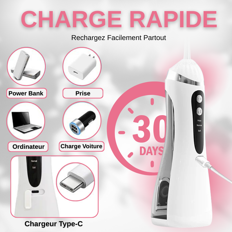 Jet Dentaire Rechargeable