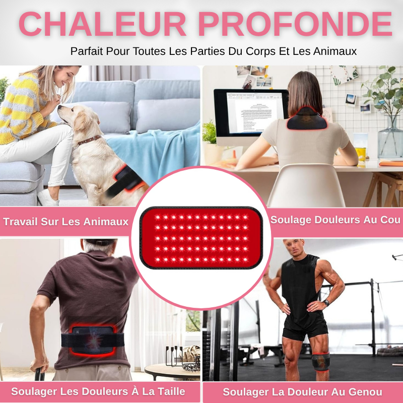 Ceinture De Thérapie Par Lumière Rouge et Infrarouge