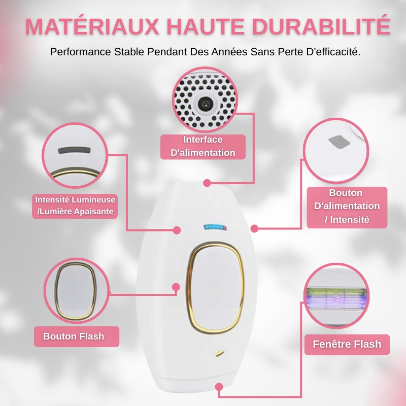 Épilateur Laser à Lumière Pulsée