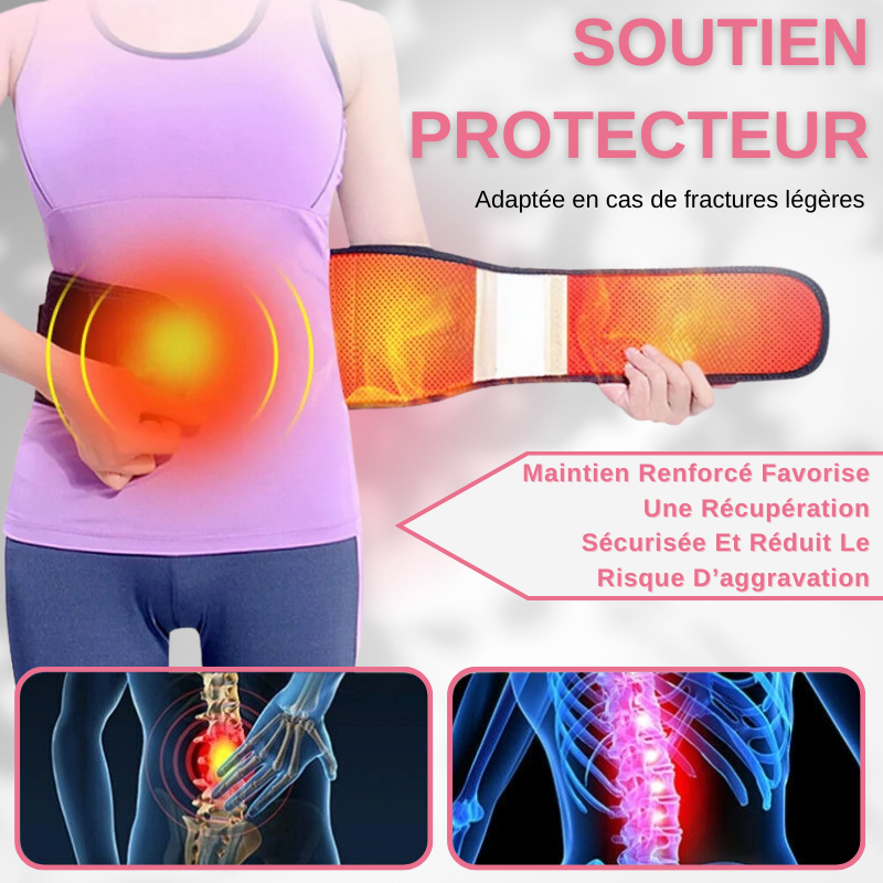 Ceinture Lombaire Magnétique Auto-chauffante