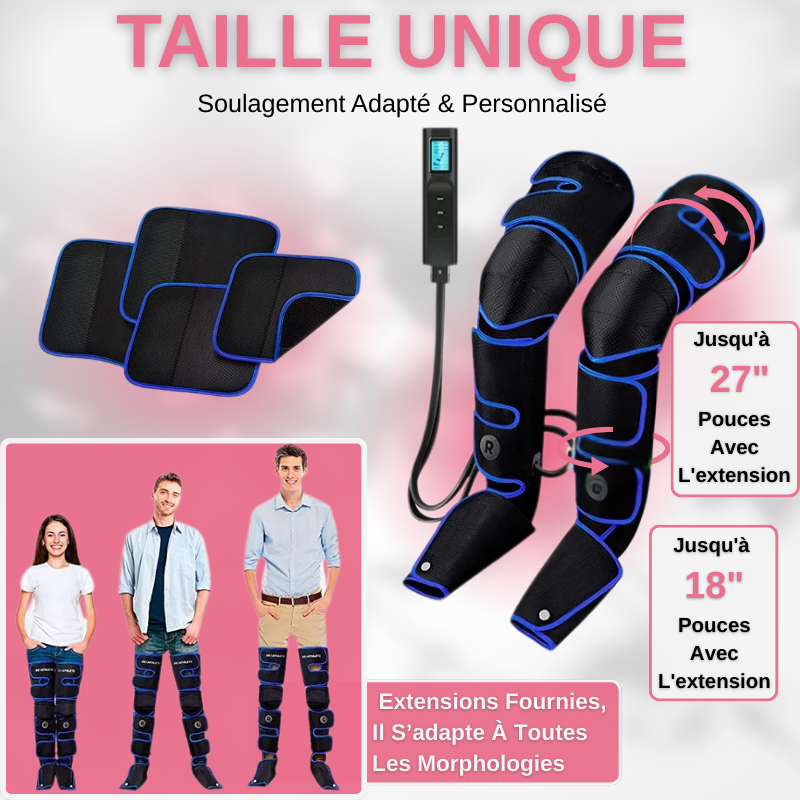 Bottes de Pressothérapie à Compression d'Air