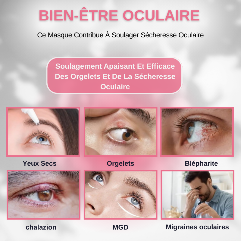 Masque de Relaxation Oculaire Pour Les Yeux à Vibration