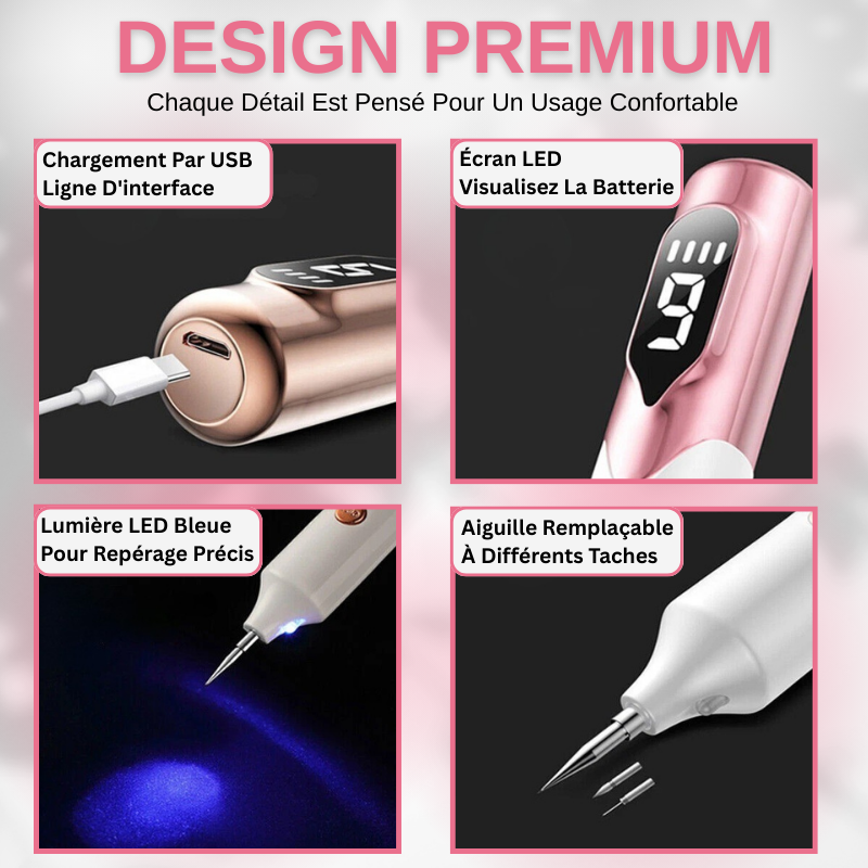 Stylo Plasma pour Enlever les Grains de Beauté
