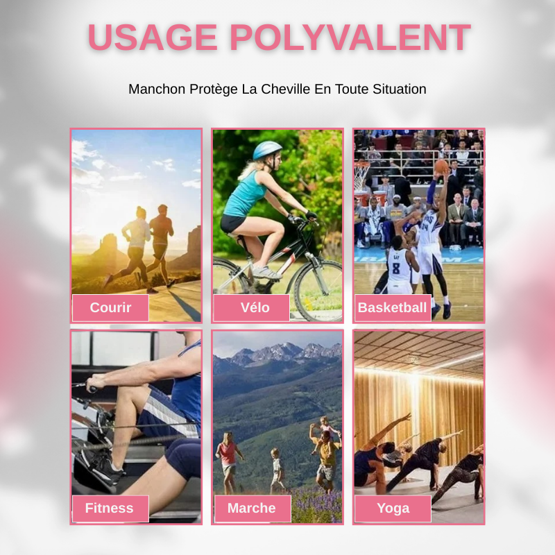 Attelle De Cheville Élastique Réglable
