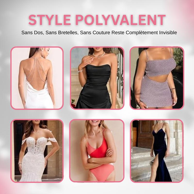 Soutien-gorge Invisible Adhésif Réutilisable