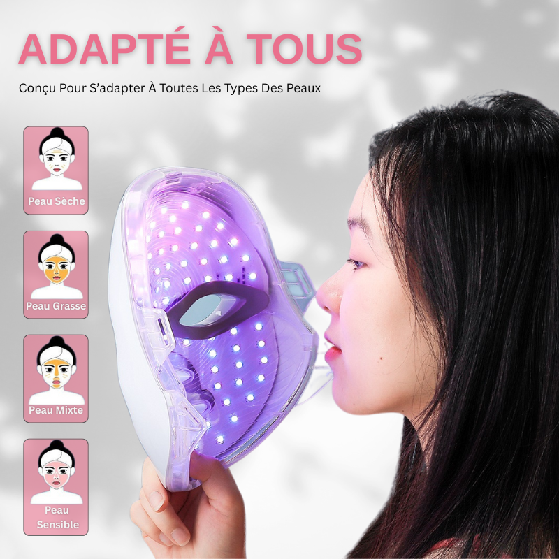 Masque Luminothérapie à LED Pour Le Visage