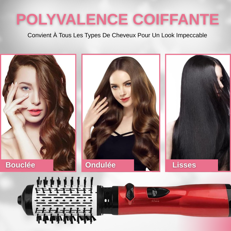 Brosse rotative Ionique 2 en 1