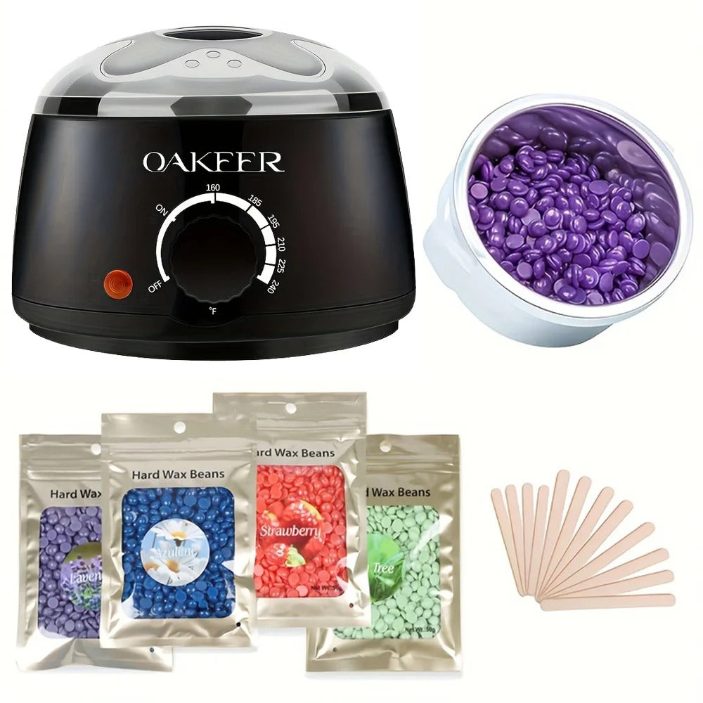 Kit Épilation Cire Chaude Professionnel Sans Douleur Facile